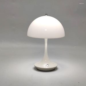 Tafellampen Flower Bud Led Lamp Draadloos Oplaadbaar Nordic Nachtkastje Trouwkamer Bureau Eenvoudige Slaapkamer Modern Slapen Nachtlampje