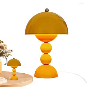 Lampes de table lampe de fleur lampe rechargeable LED en fleur de forme de bouton de fleurs lumières ambiantes décoratives avec 3 modes de luminosité nuit