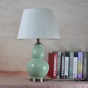 Tafellampen Handgemaakte Chinese Keramische Decoratie Europese Lamp Slaapkamer Nachtkastje ModernCreatief Porselein