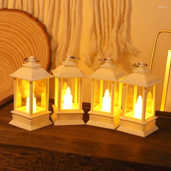Lampes de table suspendues Ramadan Light Night Lights LED Lanternes de fête Ornements Accessoires de bar Décorations de vacances pour l'extérieur 2 couleurs