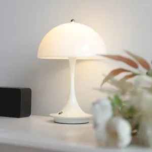 Lampes de table matériel moderne minimaliste nuit légère touche champignon chambre à coucher de chambre à coucher