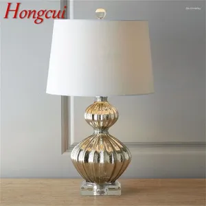 Tafellampen hongcui dimmer hedendaagse lamp creatieve luxe bureauverlichting led voor thuisbeddecoratie