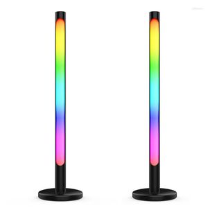 Tafellampen binnen voor thuisbed woonkamer Decor App afstandsbediening LED Gaming Lamp RGB Smart Lights Music Rhythm Light