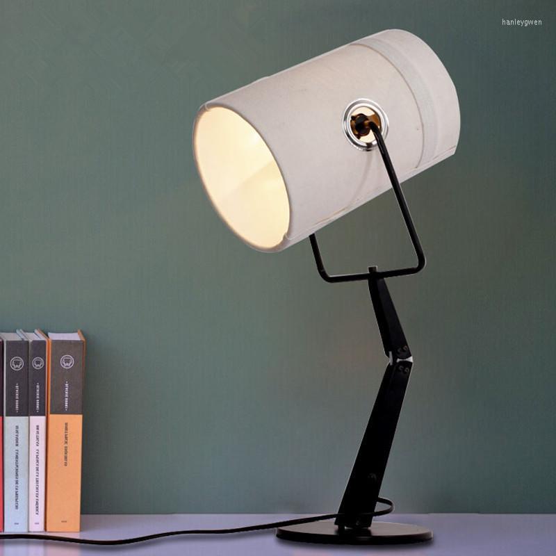 Lampes de table des design italien fourche falk lampe postmoderne salon de chambre à coucher