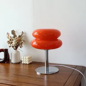 Lampes de table design italien concepteur en verre œuf tarte de chambre