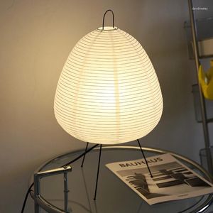 Tafellampen Japanse kunst rijst papier lantaarn led lamp