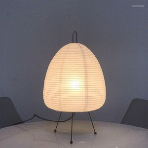 Tafellampen Japanse rijstpapieren lantaarn LED-vloerlamp Woonkamer Slaapkamer Scandinavisch postmodern El BB Artistiek Creatief nachtkastje Decoratie