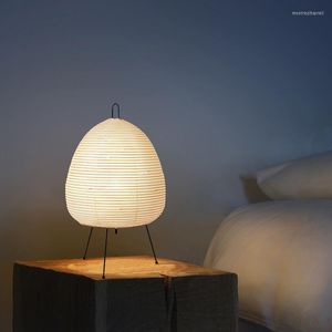 Tafellampen Japanse stijl statief papieren lamp creatief eenvoudig lantaarn slaapkamer bed retro art ontwerp decoratief