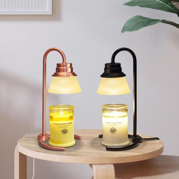 Lampes de table Kc Ce Amazing Scents Indoor Decor Gradation Fragrance Burner Lamp Simple Jar Candle Melting Warmer
