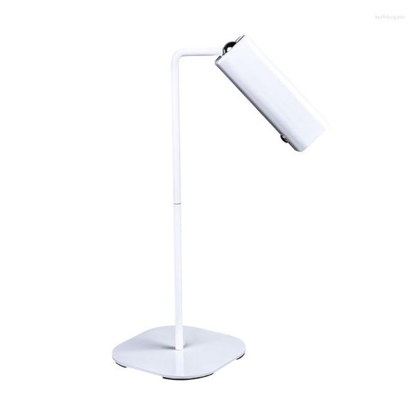 Lampes de table KX4B Métal Bras Bureau Eye-Care Dimmable USB Pour Étude Travail Dessin 3 Modes D'éclairage Luminosité Réglable