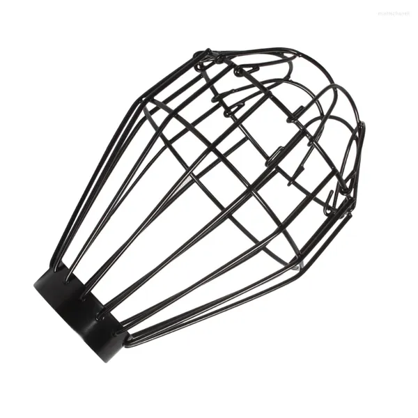 Lampes de table Lampe Cage Couverture Garde Ampoule Abat-jour Fil Métal Fer Vintage Luminaire Abat-jour Suspendu Éclairage Industriel Pendentif Plafond