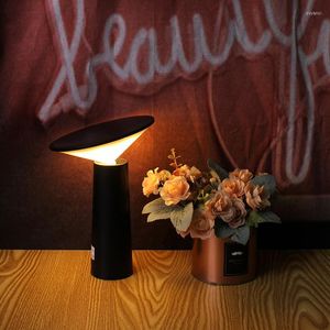 Tafellampen Lamp Grensoverschrijdend Modern Minimalistisch Geometrische vorm Thuis Warm Crystal Touch Nachtlampje