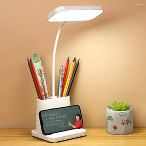 Lampes de table lampe Protection des yeux apprentissage LED Rechargeable pour protéger la Vision chambre chevet étudiant dortoir lampe de lecture