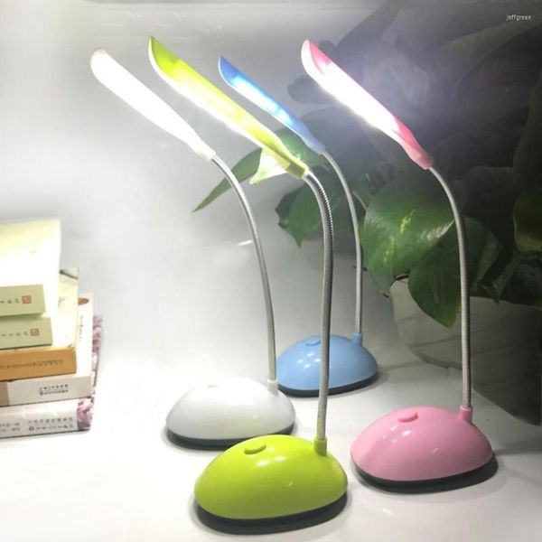 Lampes de Table lampe pour étude chambre LED bureau pliable Protection des yeux étudiant liseuse Portable alimenté par batterie nuit