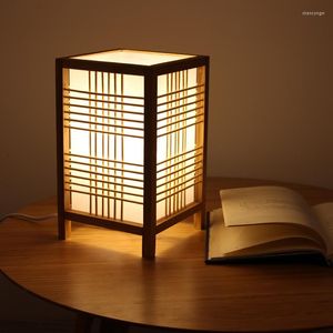 Tafellampen lamp modern en wind tatami modebureau van slaapkamer het hoofd een beddenkamer decoreren