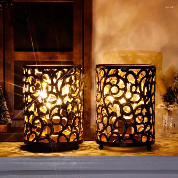 Lampes de lampes de table avec lumière sans fil et temporisation de 6 heures pour décoration de maison en plein air intérieure