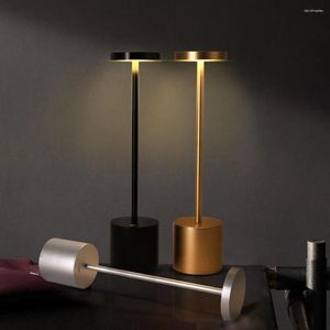 Tischlampen LAOPAO USB-Aufladung Schreibtischlampe Restaurant Bar Dimmen Atmosphäre Retro Nachttisch Metall