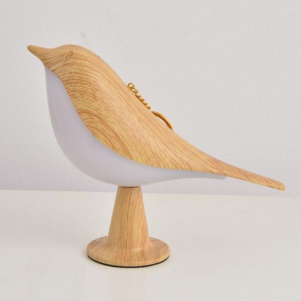 Lampes de table Led oiseau lampe Dimmable température de couleur réglable sans scintillement veilleuse pour la décoration de la chambre