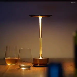 Tafellampen LED LADING BALIK LAMP industriële stijl aanraaktimmen USB draagbare coffeeshop bar vintage decor sfeer nachtlicht