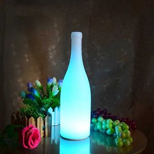 Tafellampen LED kleurrijke afstandsbediening oplaad likinous grote wijnflesrestaurant Decoratie Tabel lichtbalk Decoratie Creativiteit