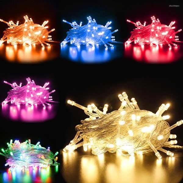 Lampes de Table Led Guirlandes Colorées 8 Modes Extérieur Étanche Haute Luminosité Noël Lampe Décorative Fée
