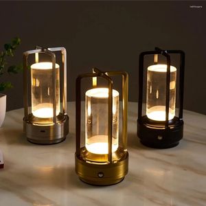 Lampes de table LED LEDless sans fil style industriel de bureau métallique