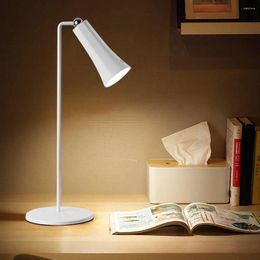 Tafellampen LED-bureaulamp 3 verlichtingsmodi Dimbaar Oogbeschermend Draadloos Voor thuiskantoor Slaapkamer Grote capaciteit Oplaadbaar
