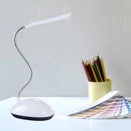 Tafellampen LED bureaulamp 360 graden roterend leeslicht kinderen student heldere studie bedacht nacht met buigbare buis