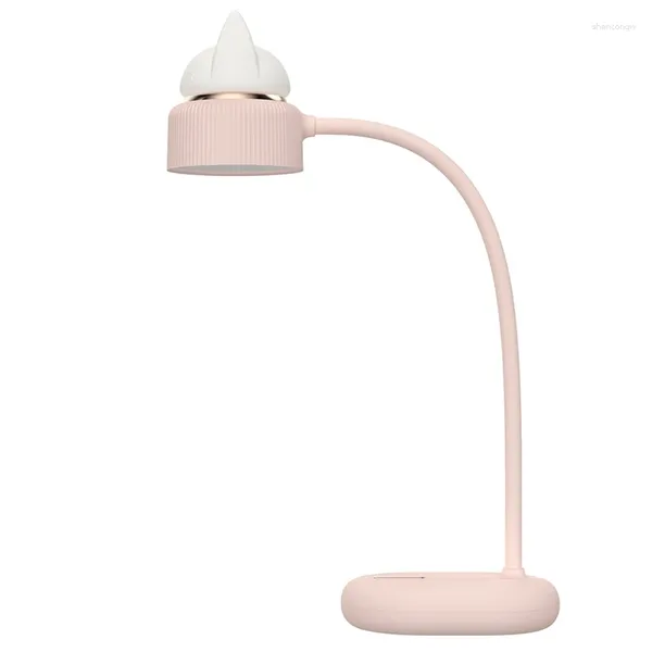 Lampes de table LED LED LAMPE LAMPE 360 ° FLEXOBLE TEUME FLEXIBLE LAMPE DE LA COEUR1200MAH AVEC PORT DE CHARGE USB POUR LECTURE DORME DE BUREAU DE CHAMBRE