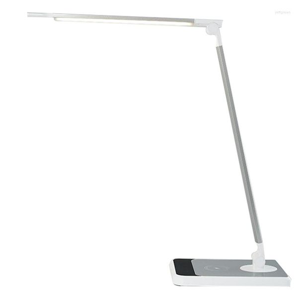 Lámparas de mesa Lámpara de escritorio LED 72 Bombilla 3 colores Mano Carga inalámbrica Rotación Toque Eye-Protect con temporizador