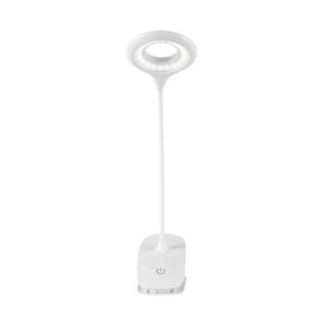 Tafellampen LED -bureaulampclip op type USB -oplaad met ingebouwde lithiumbatterij aanraakt Dimmen Dimstudent Leesle leestafellamp