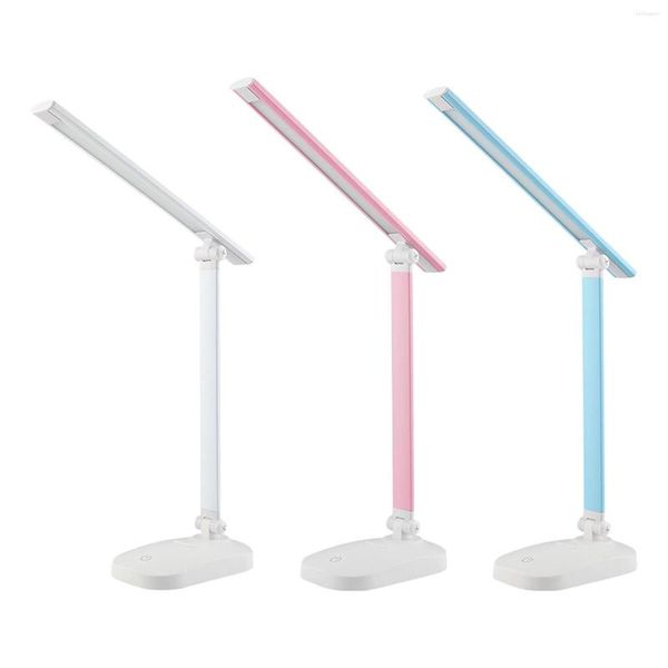 Lampes de table Lampe de bureau LED Dimmable USB Desktop pour la lecture de bureau d'artisanat