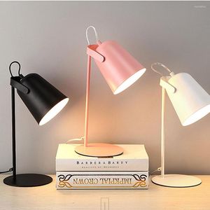 Lampes de table LED lampe de bureau pour lire 3 couleurs éclairage Protection des yeux bureau chambre chevet prise ue