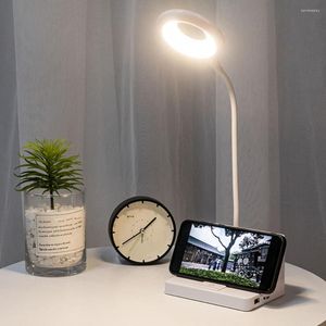 Tafellampen LED-bureaulamp Oplaadbaar licht met USB-oplaadpoort Penhouder voor Kid Kind Stady College Slaapkamer Lezen