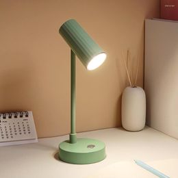 Tafellampen LED Desk Lamp Stepless Dimable Touch verstelbaar bedlezing Reading Oogbescherming Nachtlicht USB BRIJKABLE