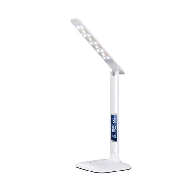 Lámparas de mesa Luz de escritorio LED 5V DC 4W Lámpara de atenuación táctil Libro portátil recargable Luces de protección ocular con calendario perpetuo