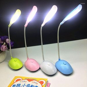 Tafellampen LED Bureau Lichtlamp Leesboek 3xaaa Batterij Mini Oogbescherming Kantoor Slaapkamer Bedside Studie