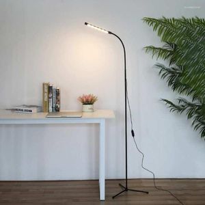 Lampes de table LED lampadaire moderne protection des yeux éclairage intérieur salon lampe à intensité variable debout chevet lecture décor à la maison