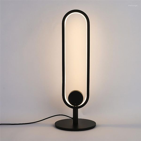 Lampes de table lampe à LED chambre bureau blanc/blanc chaud/lumière RVB pour salon chevet nuit décoration