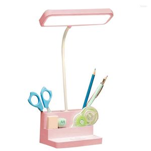 Tafellampen LED -lamp voor kinderen Penopslag Oogbescherming Stepless Diming Desk Study Student Office