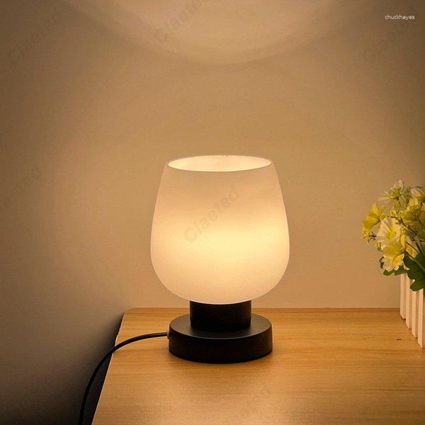 Lampes de table Lampe à LED pour El Chambre Chevet Salon Décoration Éclairage Lampes de bureau Canapé