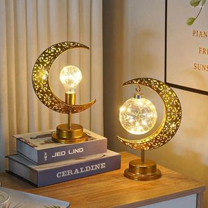 Lampes de table LED lampe de nuit lumières atmosphère Garland Fairy String Home Home Bedroom Room de chambre Décoration de Noël