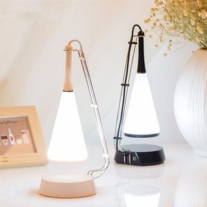 Lampes de table Lampe à LED Câble USB Rechargeable Sans fil Commande tactile Haut-parleur Bluetooth Gradateur Audio ajusté Veilleuse