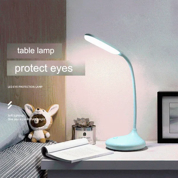 Lampes de table lampe à LED charge USB luminosité réglable tuyau chambre chevet lecture Protection des yeux Style nordique veilleuse
