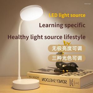 Lampes de table LED Apprentissage de la protection oculaire spécifique lampe USB Night Light Student Desktop Creative Reading Charging