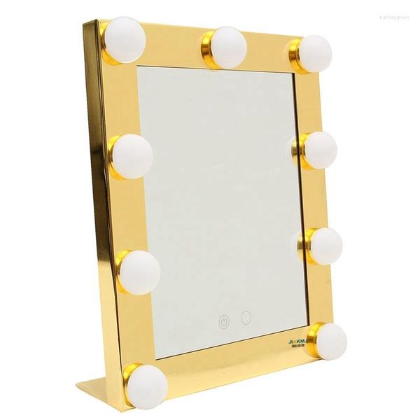 Lampes de table LED miroir de maquillage lumière lampe de vanité éclairée contrôle tactile gradation beauté miroirs de table USB Charge