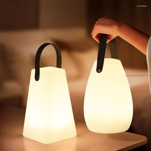 Tafellampen LED Nacht lichte oogbescherming lamp Oplaadbaar draagbaar smeedijzeren warm transparante lampenkap minimalistisch decor