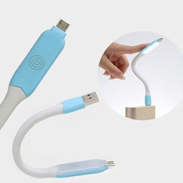 Lampes de table LED Portable Night Light Touch Mini lampe créative à économie d'énergie Mobile Power Desk Protection des yeux Lecture