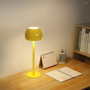 Tafellampen LED Retro Bar Lamp Oplaadbare aanraking verstelbare nachtlicht Clear Decoration Desktop Ambient