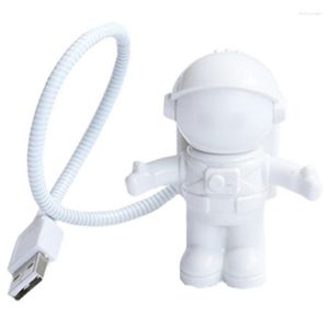 Tafellampen LED USB Night Light Astronautenvorm draagbare verlichting verstelbaar opvouwbaar computertoetsenbord creatief boek